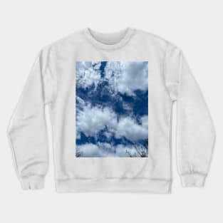 Cloudy, blue skies Crewneck Sweatshirt